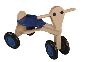 Loopfiets (berkenhout) Blauw Berken