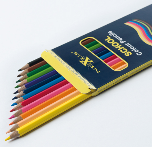 School potloden - Set van 12 mooie kleuren