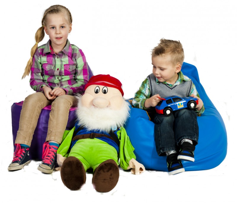 Handvertelpop Kabouter met rugzak - Afbeelding 4