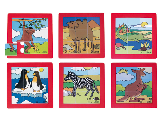 Puzzelserie dierentuindieren