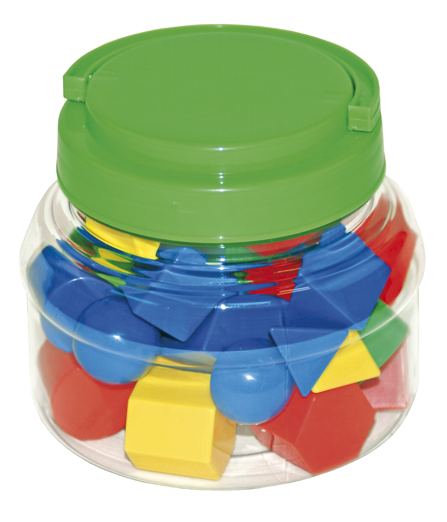 Geometrische vormen in handige opbergpot
