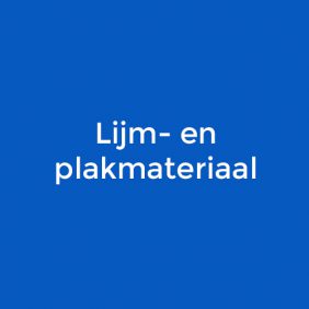Lijm- en plakmateriaal