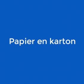 Papier en Karton