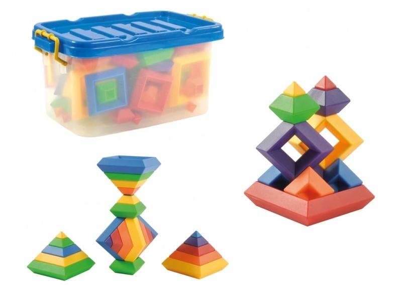 Pyramide bouwstenen| 60 delig