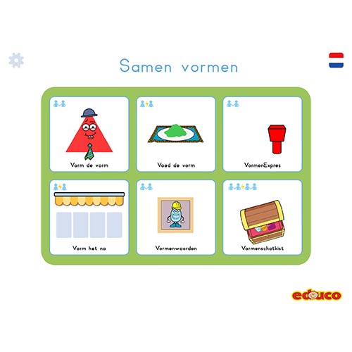 Samen Vormen | Educo | Interactieve stempelset - Afbeelding 2