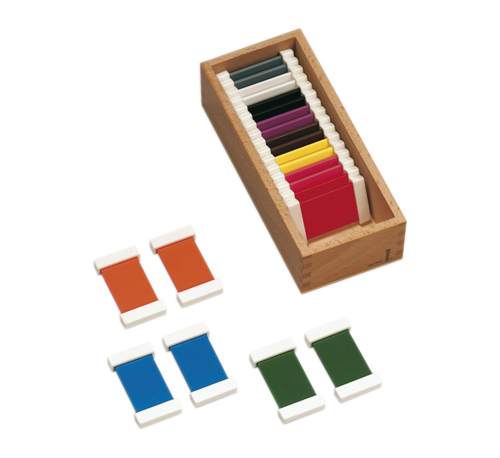 Kleurspoelen | kistje met 11 paren