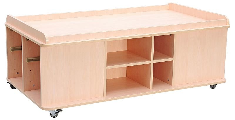 Speeltafel op wielen + speelmat - Afbeelding 7
