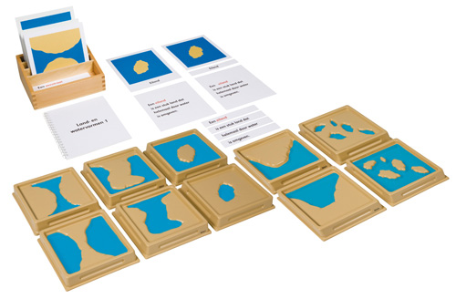 Bakjes land- en watervormen | Set 1 - Afbeelding 2