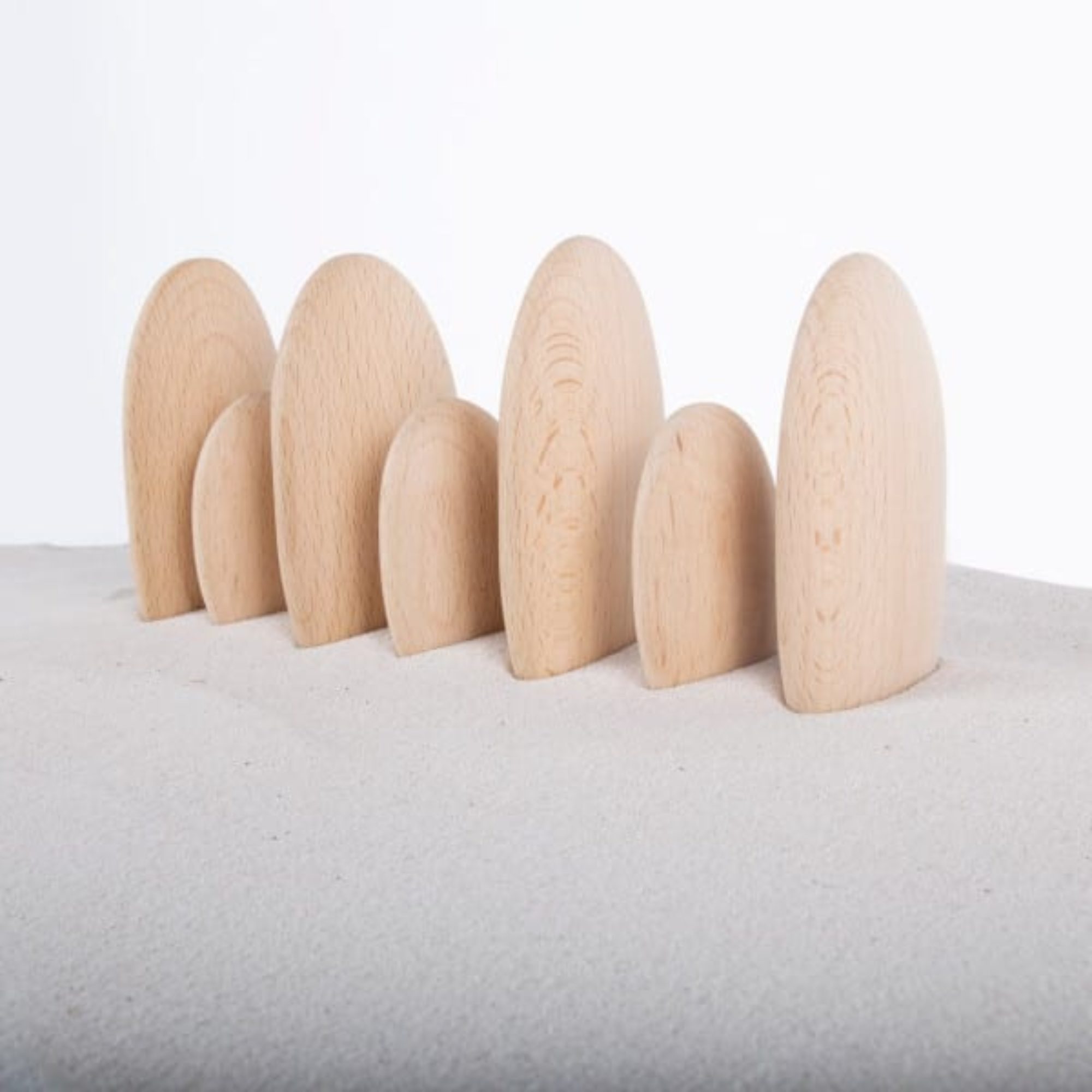 Houten River Stones | set van 20 stenen - Afbeelding 4