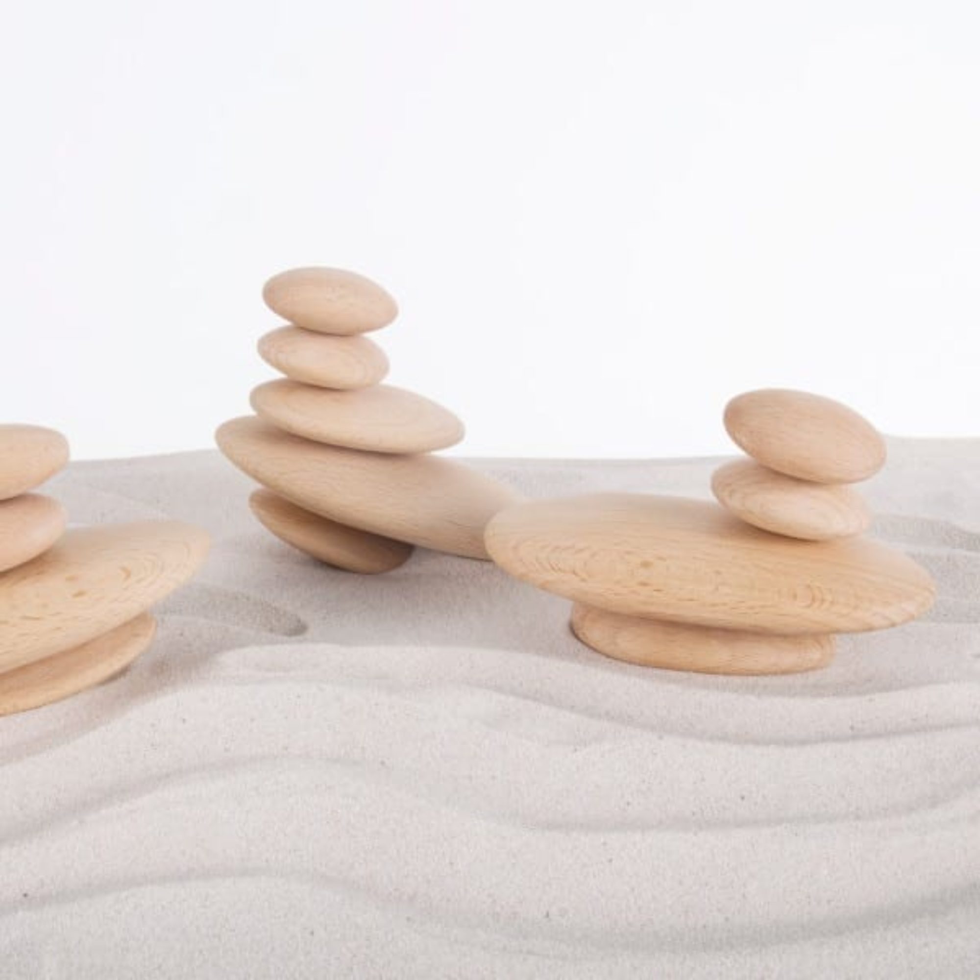Houten River Stones | set van 20 stenen - Afbeelding 5
