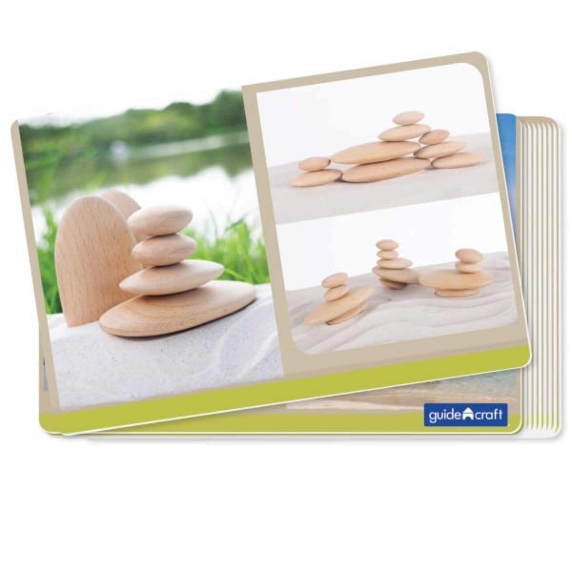 Houten River Stones | set van 20 stenen - Afbeelding 12