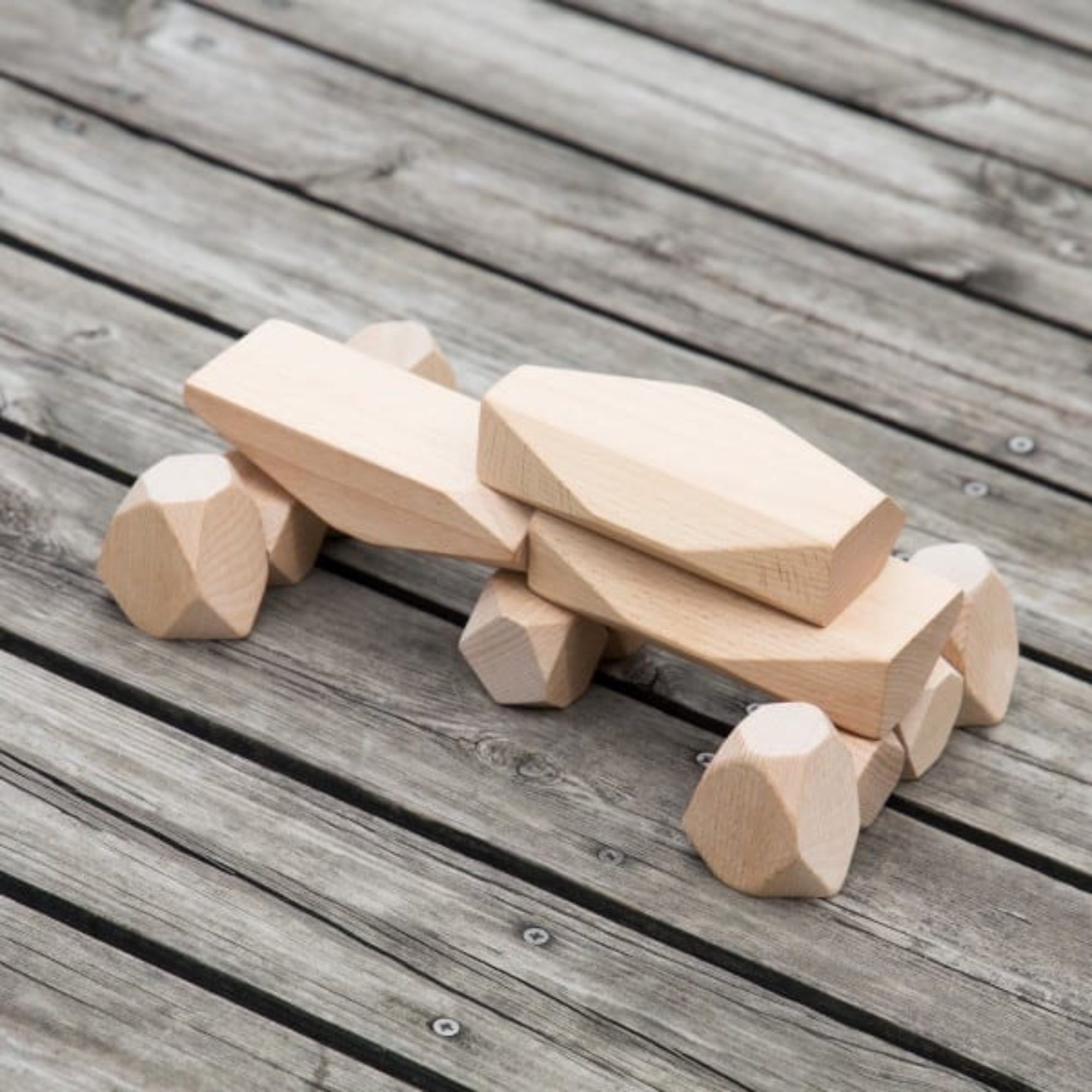 Houten stapelstenen | set van 20 stuks - Afbeelding 7