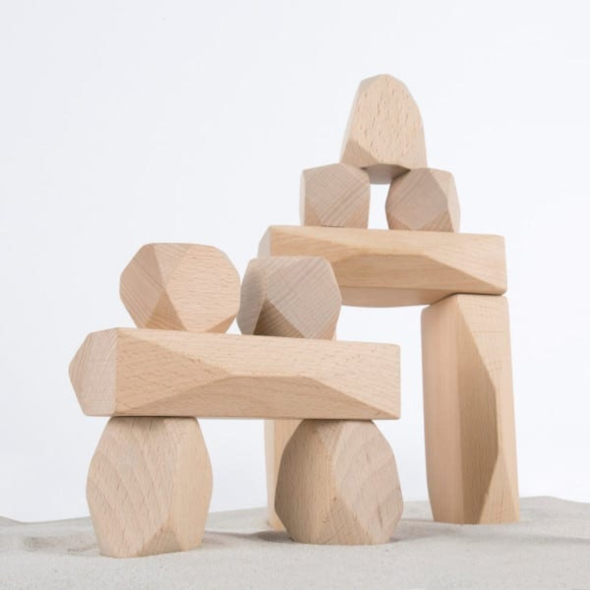 Houten stapelstenen | set van 20 stuks - Afbeelding 6