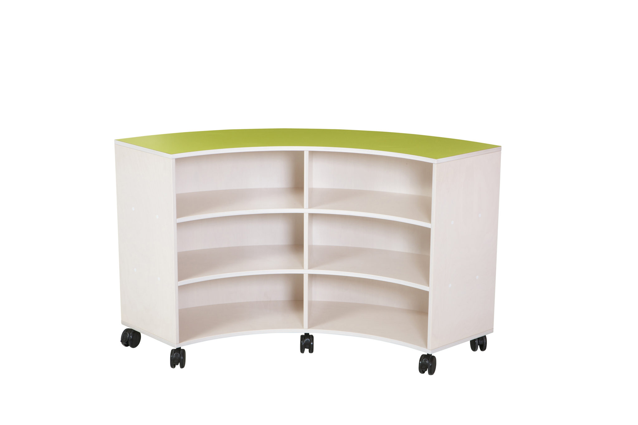 Gebogen kast hoog | 150x38x86 cm