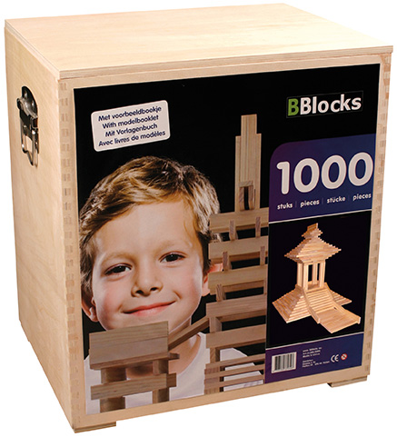 Bouwplankjes | klassenset| 1000 stuks