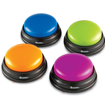 Antwoord buzzers | set van 4 stuks