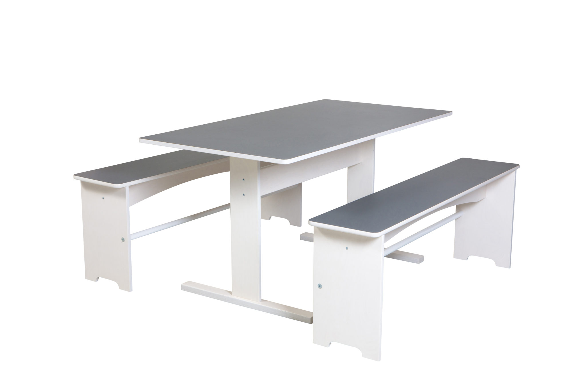 Tafel met T-onderstel | speciaal voor hoge kinderstoelen - Afbeelding 2