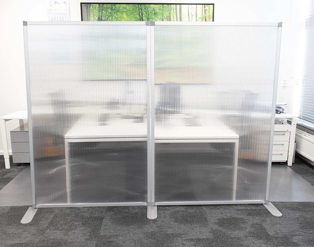 Scheidingswand Semi transparant | 180/140x120 cm