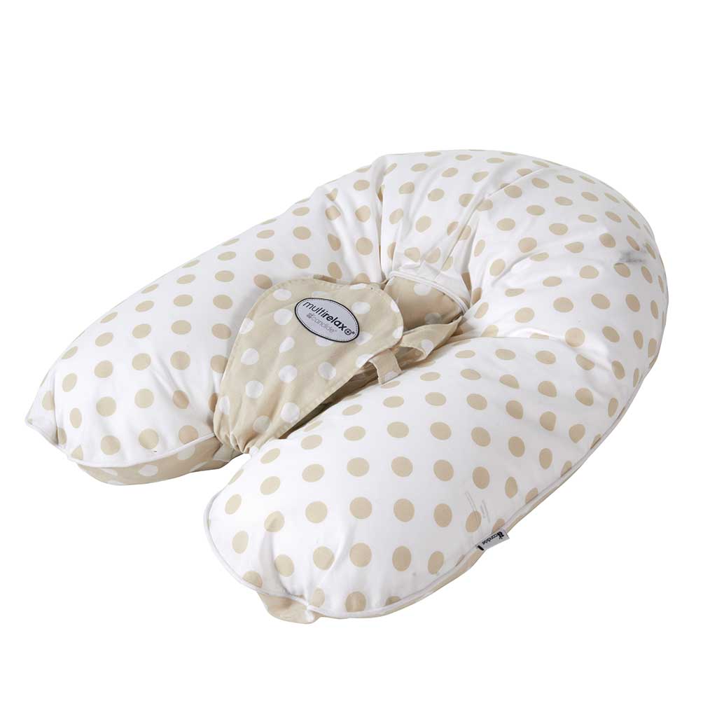 Voedingskussen polkadot beige| multi relax