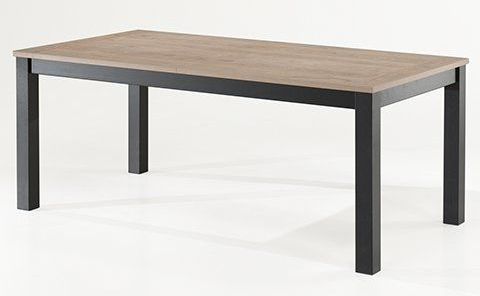 Tafel met stalen onderstel