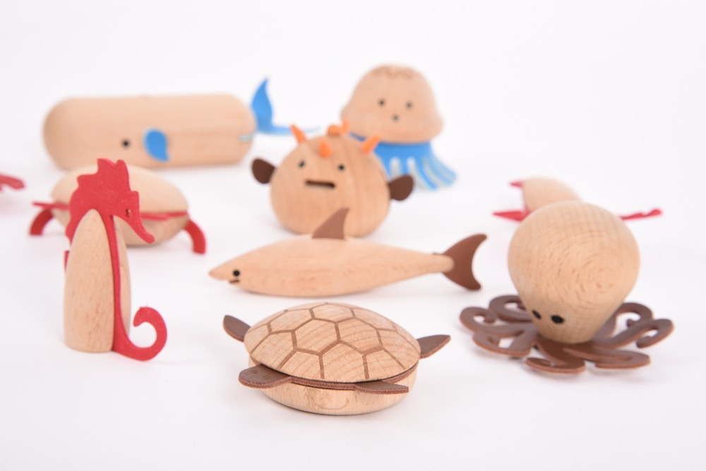 Houten zeedieren - Afbeelding 7