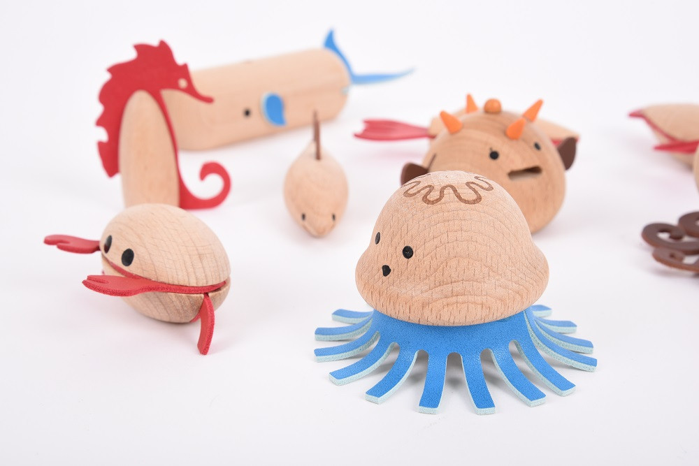 Houten zeedieren - Afbeelding 6