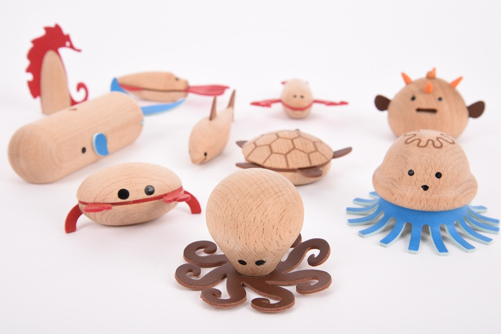 Houten zeedieren - Afbeelding 5