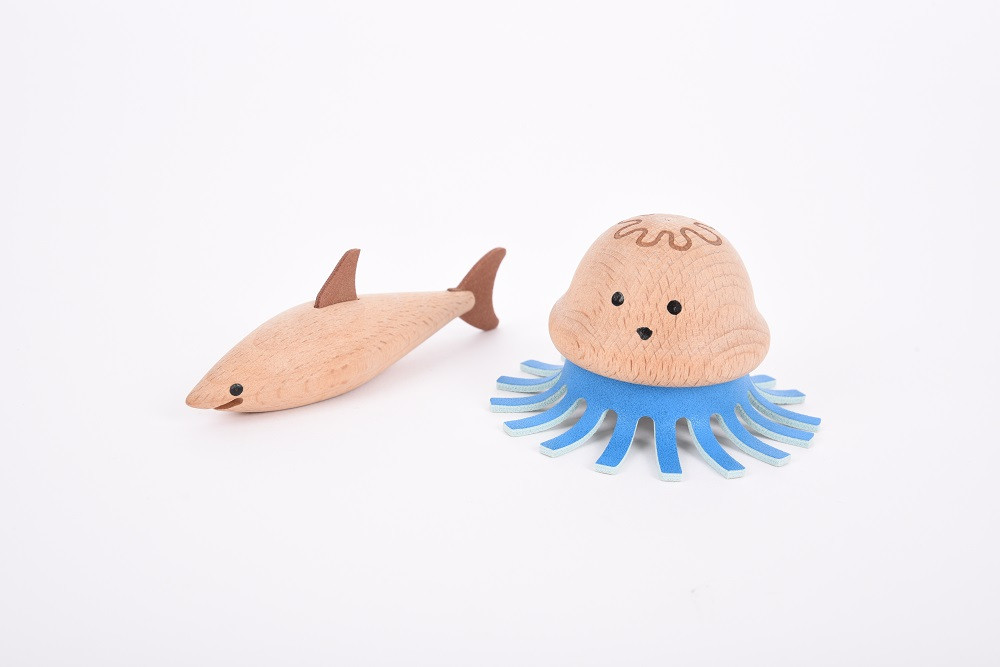 Houten zeedieren - Afbeelding 4
