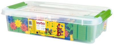 Bouwset tandwielen maxiset | Korbo | 430-delig - Afbeelding 6