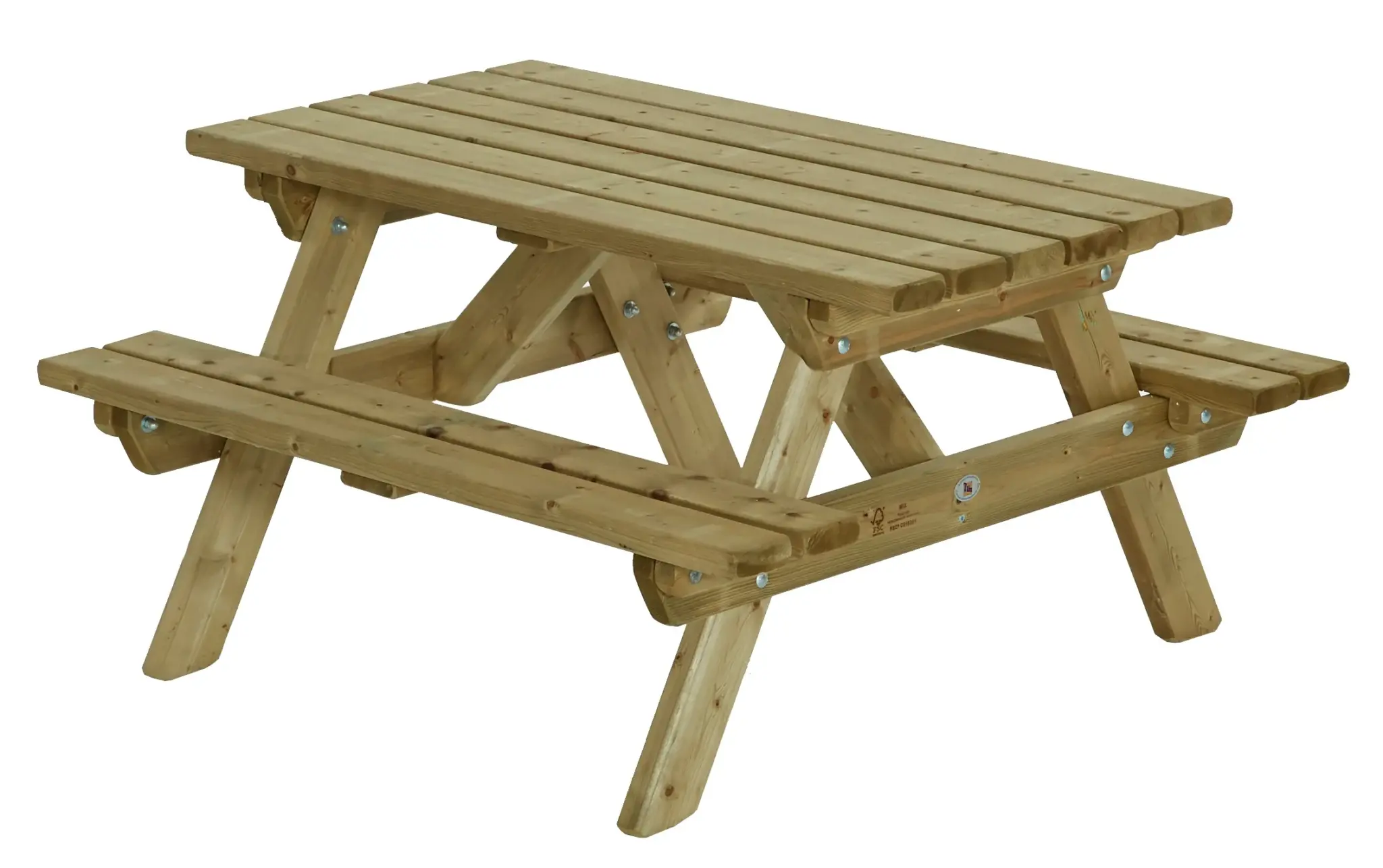 Kinder picknicktafel 120x115 cm | gemonteerd