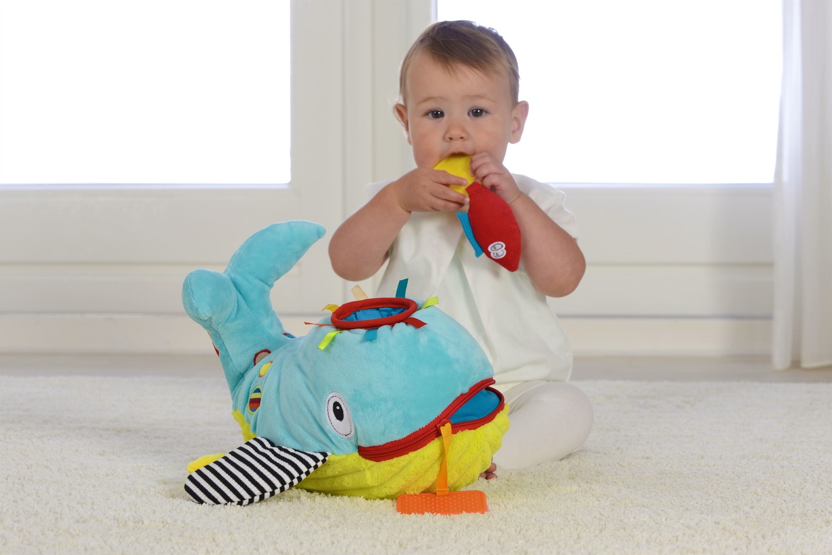 activiteitenknuffel walvis Wallie - 21 cm - Afbeelding 4