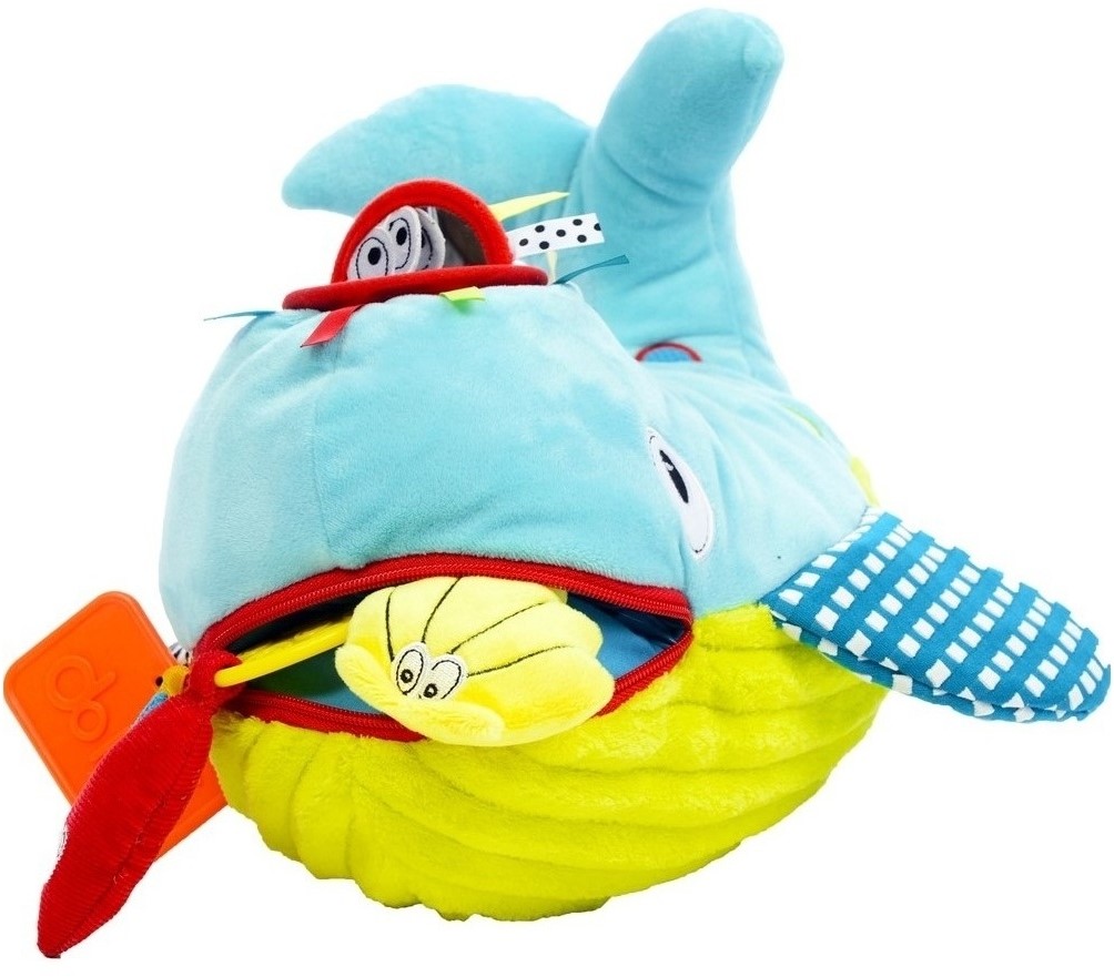 activiteitenknuffel walvis Wallie - 21 cm - Afbeelding 3