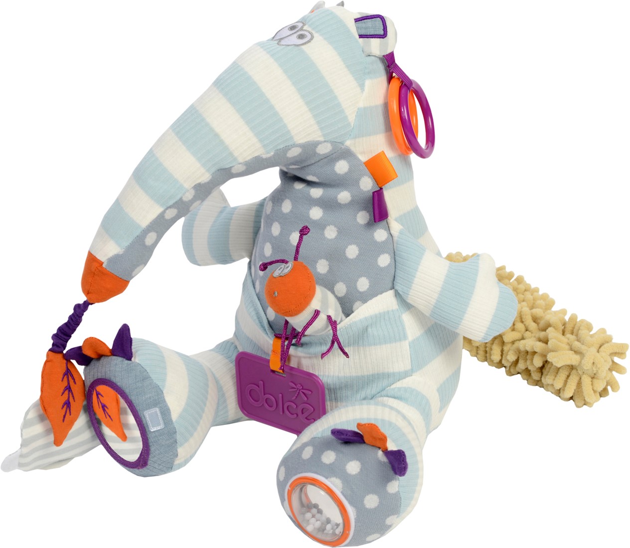activiteitenknuffel miereneter Anthony - 33 cm