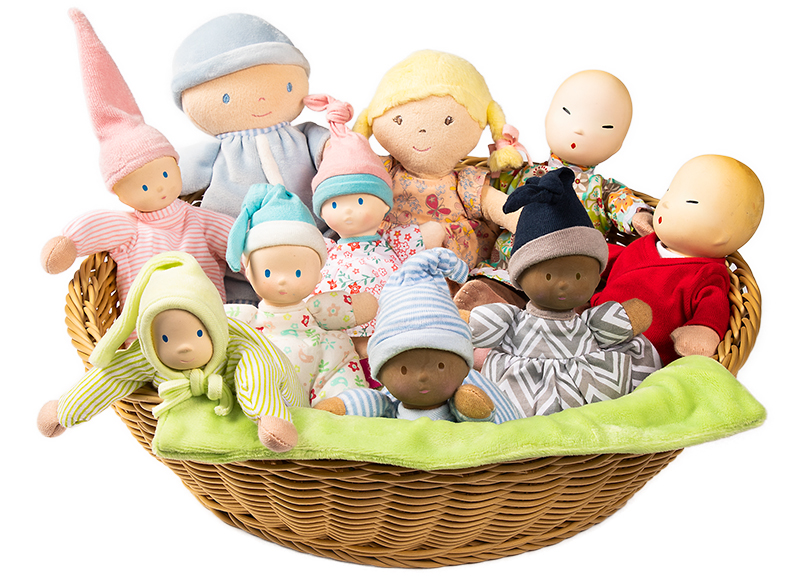 Wereldoriëntatie | Treasure basket dolls - per set