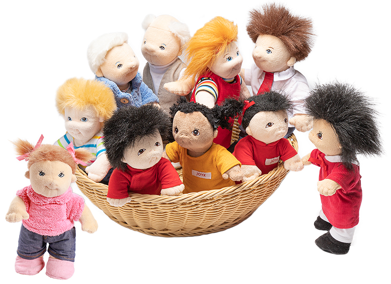 Big family dolls | set van 10 stuks
