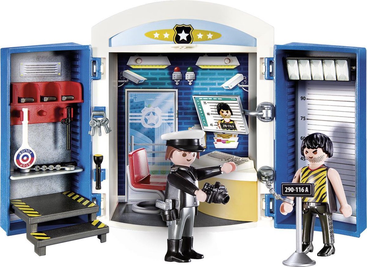 Playmobil 70306 City Action Speelbox Politiebureau - Afbeelding 3