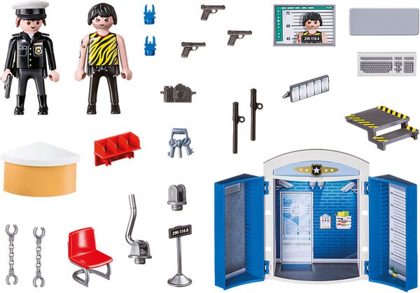 Playmobil 70306 City Action Speelbox Politiebureau - Afbeelding 2
