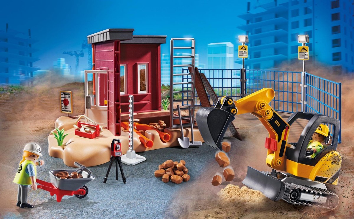 Playmobil City Action Mini graafmachine met graafbak 70443 - Afbeelding 6