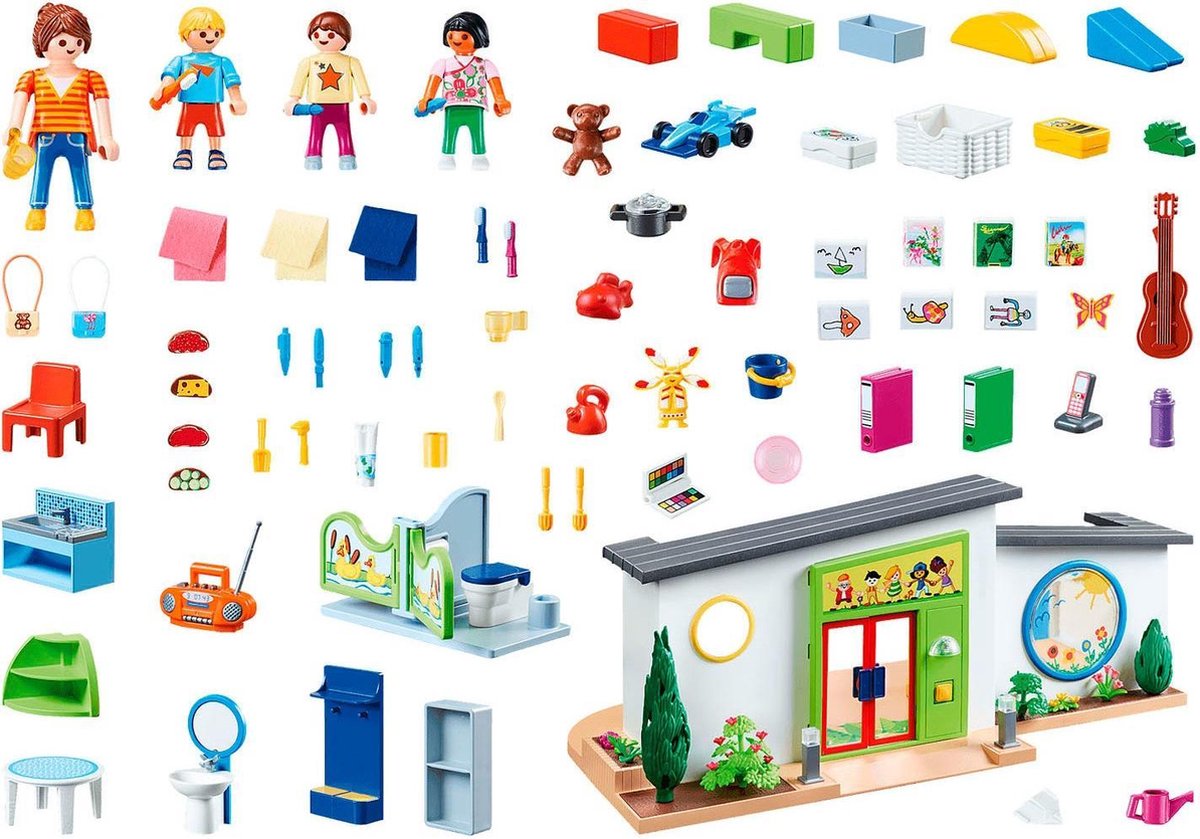 Playmobil City Life Kinderdagverblijf De Regenboog 70280 - Afbeelding 2
