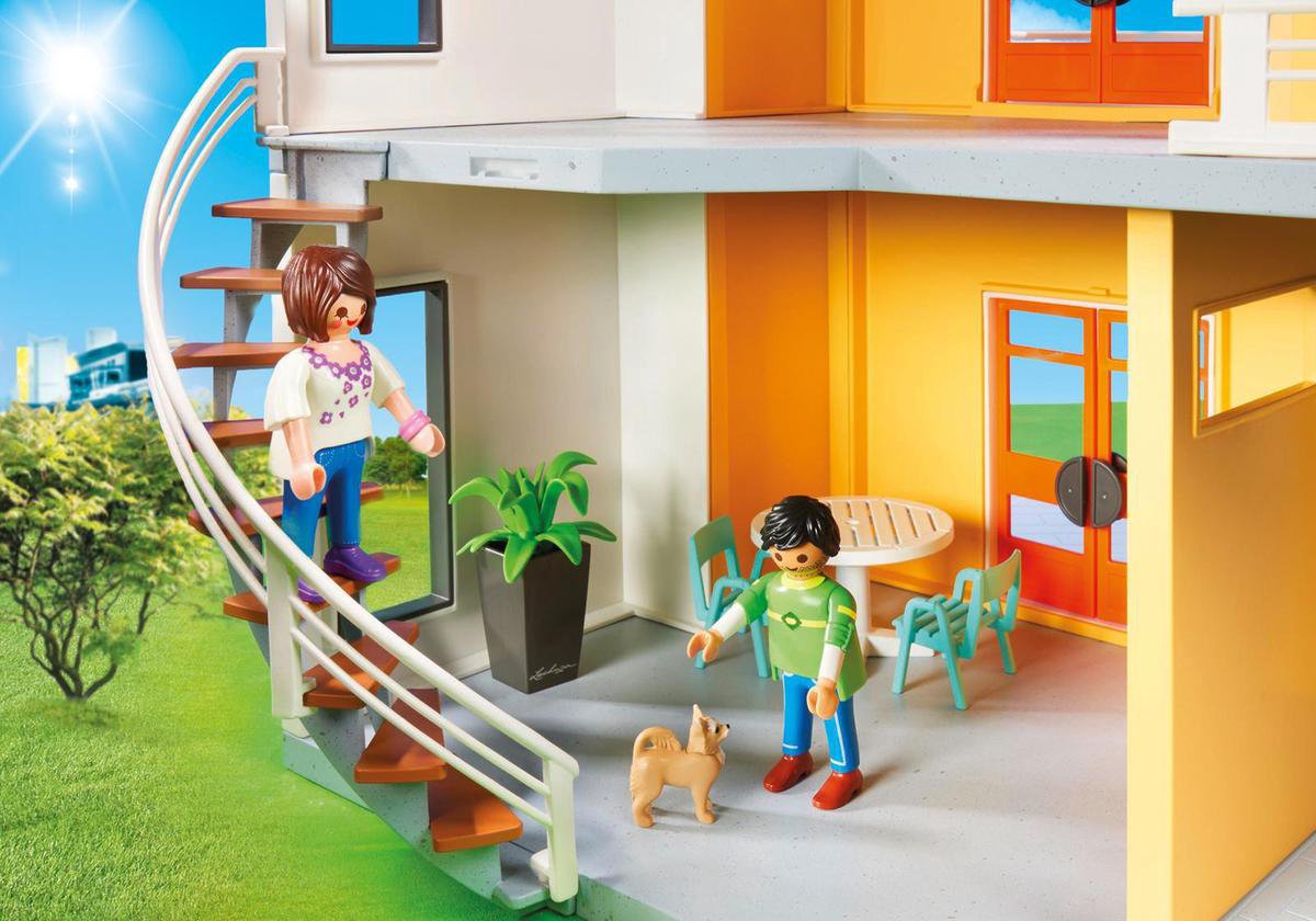 Playmobil City Life Modern woonhuis 9266 - Afbeelding 2