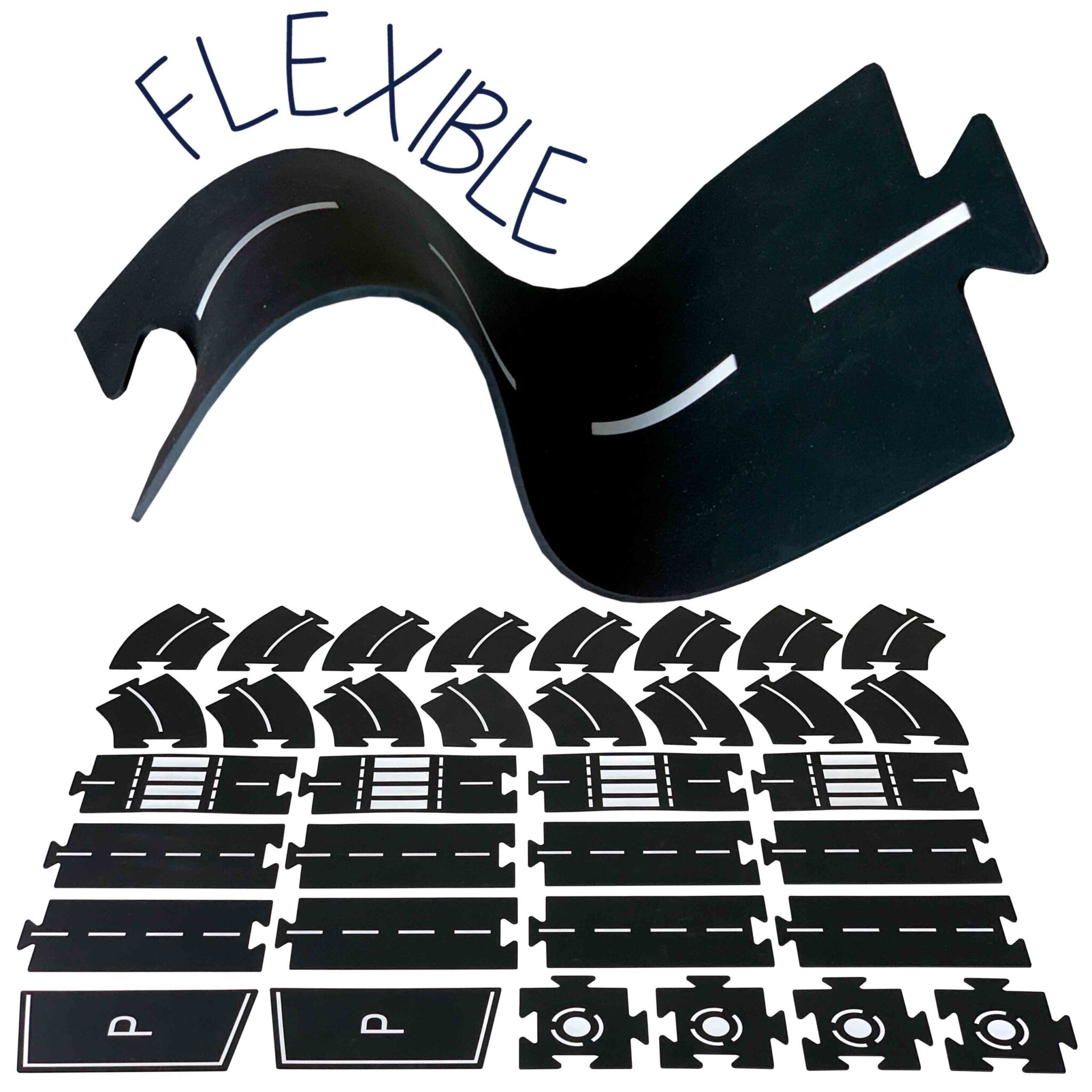 Autobaan | Flexi-road | 34 delig