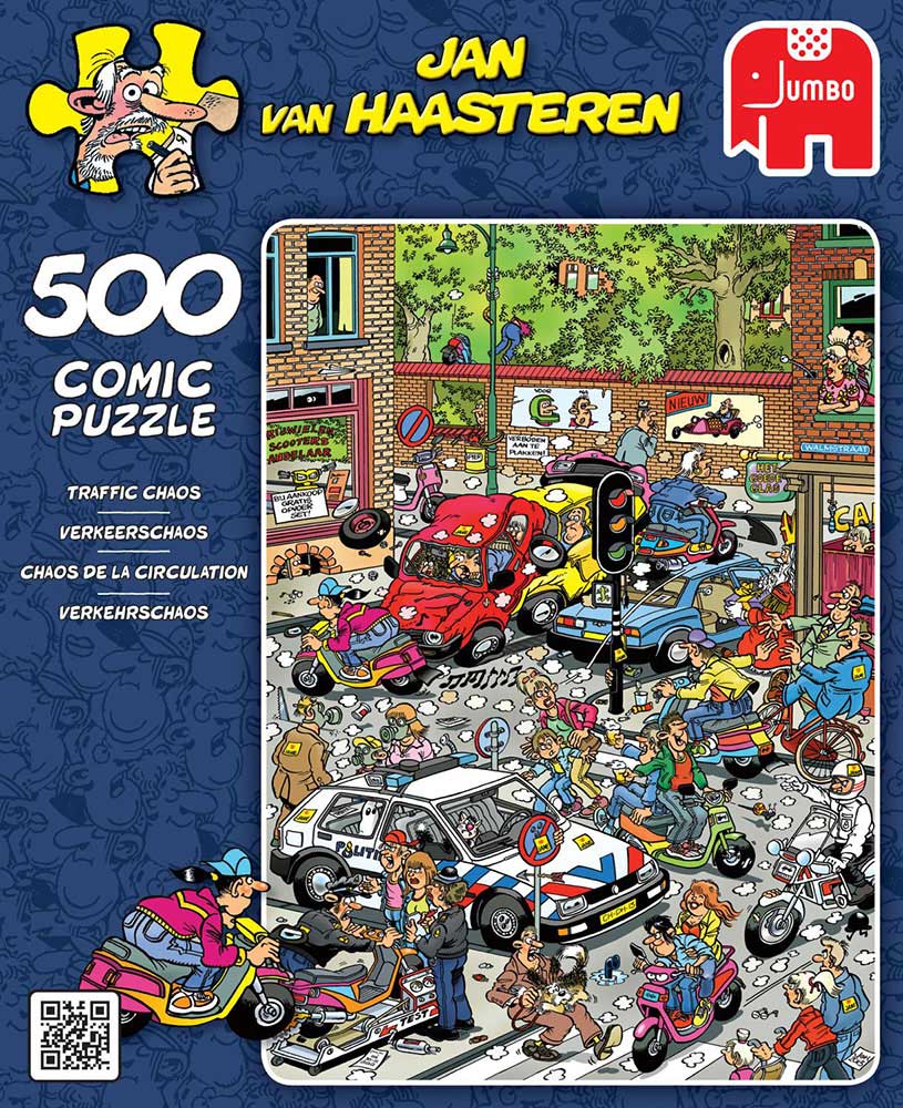 Puzzel Jan van Haasteren; Verkeerschaos (500 stukjes)