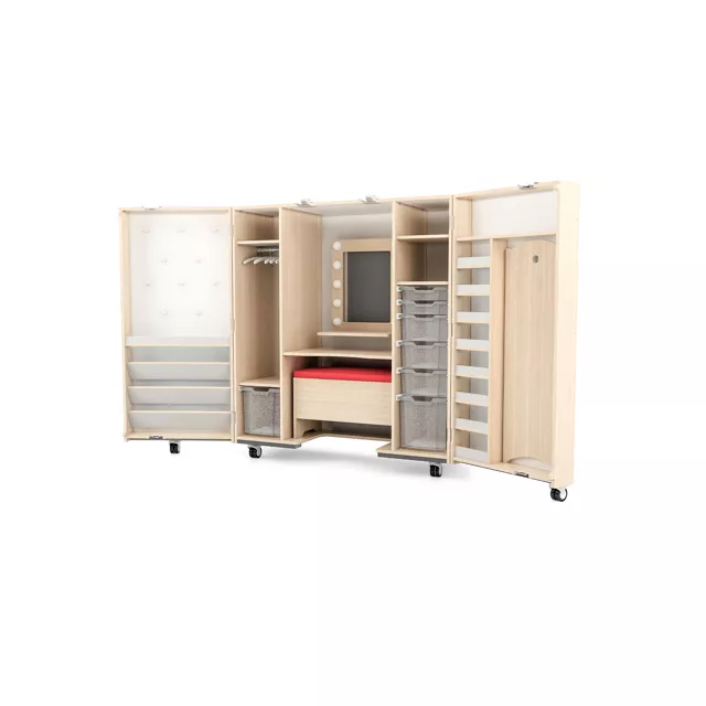 Theaterkast (multivouwkast) 150x71 cm | hoogte 160 cm - Afbeelding 3