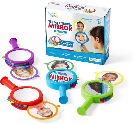 Emotiespiegels | set van 4 stuks