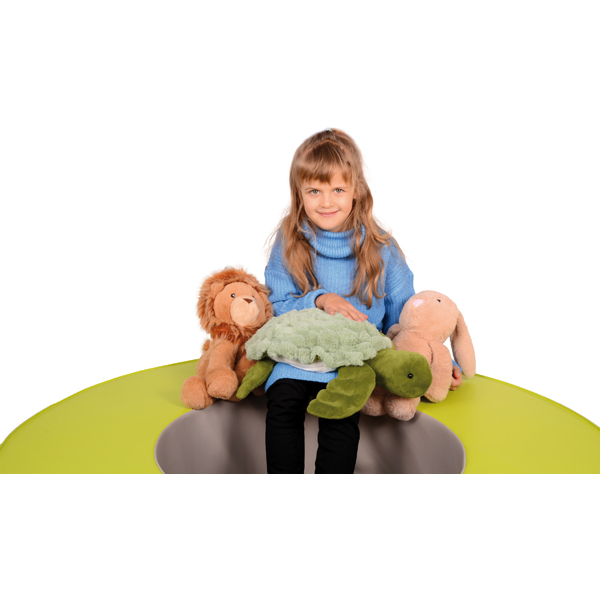 Verzwaarde dierenknuffel Schildpad Tony | 1,6 kg - Afbeelding 2